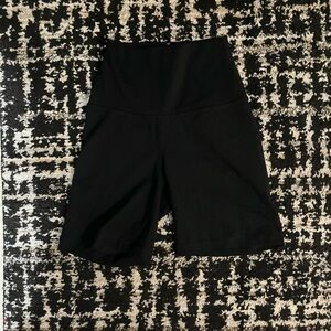 Women's Black High-Waisted Shorts